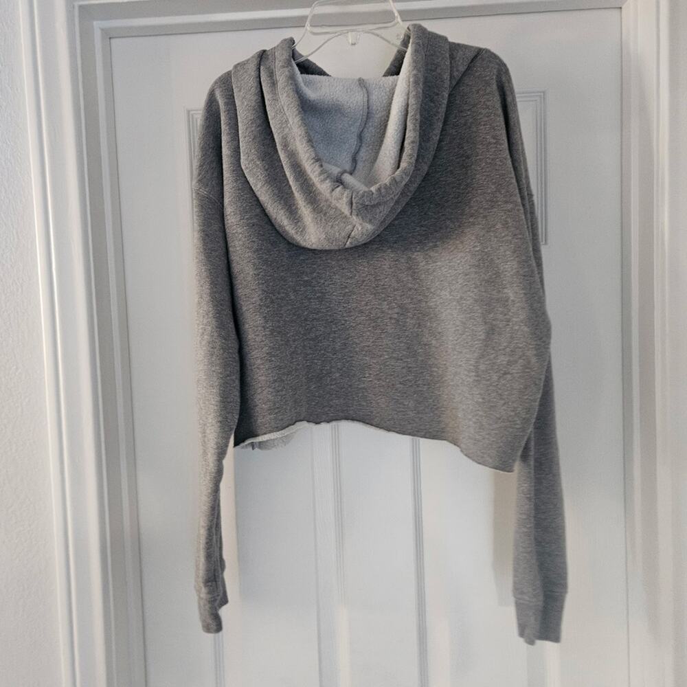 Wild Fable Charcoal Cropped Hoodie - Picture 3 of 3